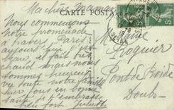 VINTAGE POSTCARD Paris Panorama Of Huits Bridges