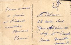 VINTAGE POSTCARD Paris Panorama Of the 8 Bridges