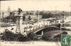 CPA Paris Le Pont Alexandre III