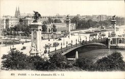 CPA Paris Le Pont Alexandre III
