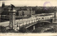 CPA Paris Le Pont Alexandre III