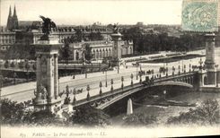 CPA Paris Le Pont Alexandre III