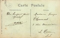 VINTAGE POSTCARD Paris the Bridge Of Arts And the Institute Boat Barge