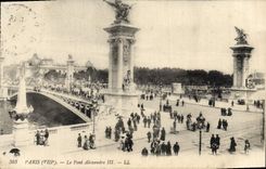 CPA Paris Le Pont Alexandre III
