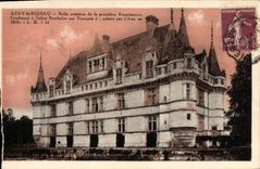 CPA Azay Le Rideau Le chateau