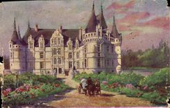 CPA Azay le Rideau Chateau