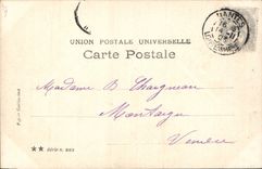 VINTAGE POSTCARD Pastoral Loves Woman