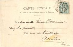 VINTAGE POSTCARD Biarritz Srmaphore the Tower Of Atayale And Pont BVieux