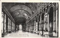 CPA Versailles Galerie Des Glaces Salle De La Signature De La Paix