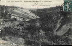 VINTAGE POSTCARD the Alps Mancelles St Leonard of Wood the Valley of Misery