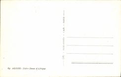 POSTAL MODERNA Argel Notre Dame de África