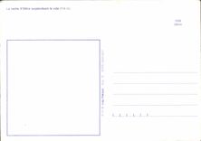 MODERN CARD the rock of Oetre overhanging the vacuum