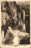 VINTAGE POSTCARD the Pyrenees Caves of Betharram the hall