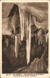 VINTAGE POSTCARD the Pyrenees Caves of Betharram Stalactites of the higher cave