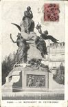 VINTAGE POSTCARD Paris the Monument of Victor Hugo