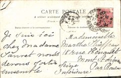 VINTAGE POSTCARD Paris Triumph of the Republic Lion