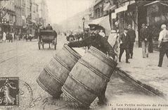 REPRO Les Petits Metiers de Paris Le Marchand de Tonneaux 