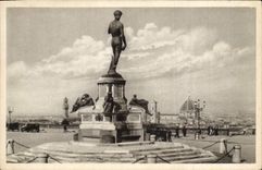 POSTAL Firenze Piazzale Michelangiolo de la VENDIMIA