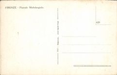 POSTAL Firenze Piazzale Michelangiolo de la VENDIMIA