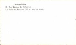 MODERN CARD the Pyrenees the Caves De Betharram the Room Of the Octopuses