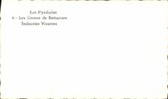 MODERN CARD the Pyrenees the Caves De Betharram Alive Stalactites