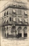 CPA Paris Statue De Jeanne d'Arc Hotel Regina