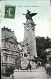 CPA Paris Statue De Gambetta