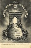 CPA Le Tombeau Du Soldat inconnu Paris Arc de Triomphe 