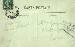 VINTAGE POSTCARD Rouen Notre Dame the Staircase Of the Library