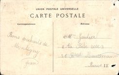 VINTAGE POSTCARD Castle De Villeron Close Moret the Frontage