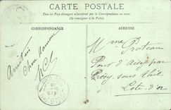 CPA Effet De Vagues