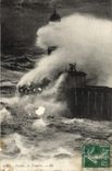 VINTAGE POSTCARD During the Storm