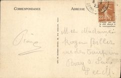 VINTAGE POSTCARD a Day Of Storm