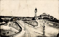 MODERN CARD Limoges Esplanade Of the Station