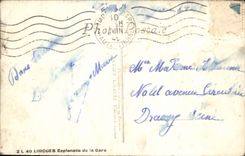 MODERN CARD Limoges Esplanade Of the Station