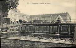 VINTAGE POSTCARD Park of Versailles Baths of Diane