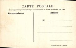 VINTAGE POSTCARD Park of Versailles Baths of Diane