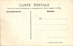 VINTAGE POSTCARD Park of Versailles Basin of the Domes