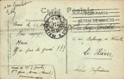 VINTAGE POSTCARD Paris Palate of Luxembourg Children