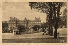 CPA Paris Palais du Luxembourg