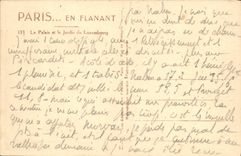 CPA Paris Palais du Luxembourg