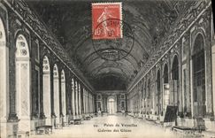 CPA Palais de Versailles Galeries des Glaces