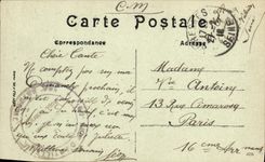 VINTAGE POSTCARD Palate of Versailles La Chapelle