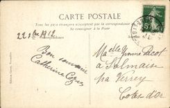 VINTAGE POSTCARD Palate of Versailles Palate Gallery of the Battles