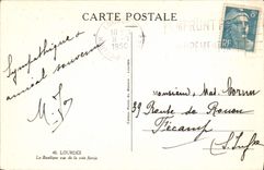 VINTAGE POSTCARD Heavy the Basilica Seen of the Railway