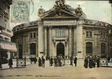 VINTAGE POSTCARD Paris Trading house