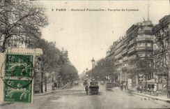 CPA Paris Boulevard Poissonniere Vue Prise du Gymnase