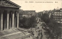 CPA Paris Boulevard De la Madeleine