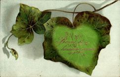 CPA Fantaisie Fleurs Vigne