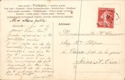 CPA Fantaisie Fleurs Colombe